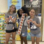 Medway High School students from STARS, which stands for Students Thriving And Resisting Substances, took part in "Project Sticker Shock." As part of the initiative, student volunteers placed 800 stickers on alcohol products at four stores on May 7 warning adults not to buy alcohol for minors.